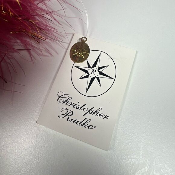 Christopher Radko Holiday Christmas 8” Ornament Showgirl Box Tags - Picture 8 of 9